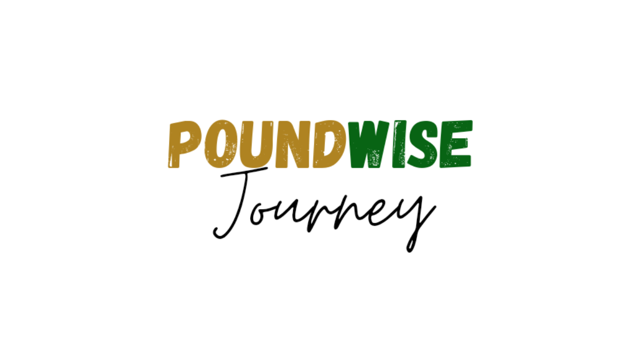 Welcome to Pound Wise Journey blog post thumbnail with logo.